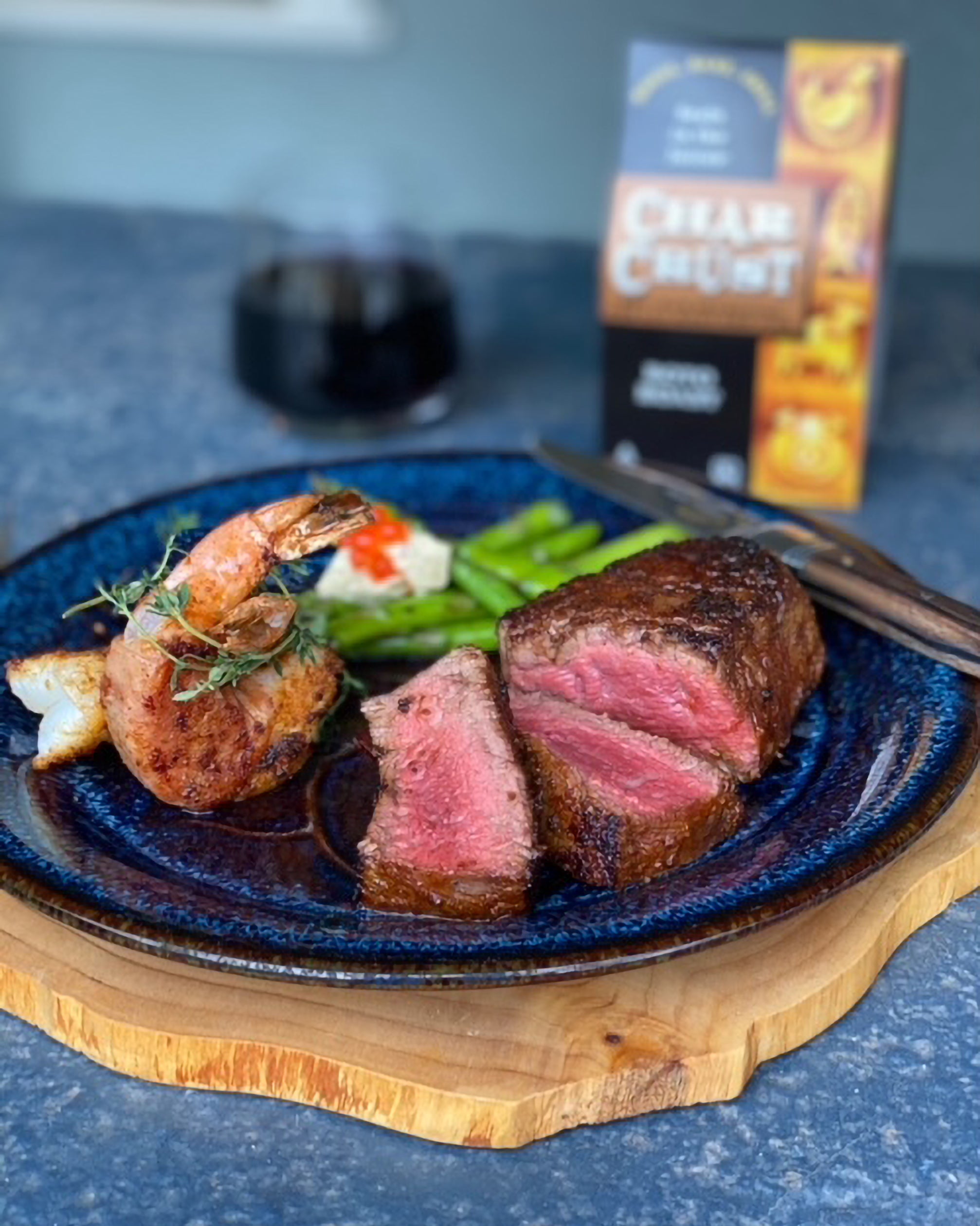 Filet Mignon Dinner for Two Char Crust Dry Rub Seasonings