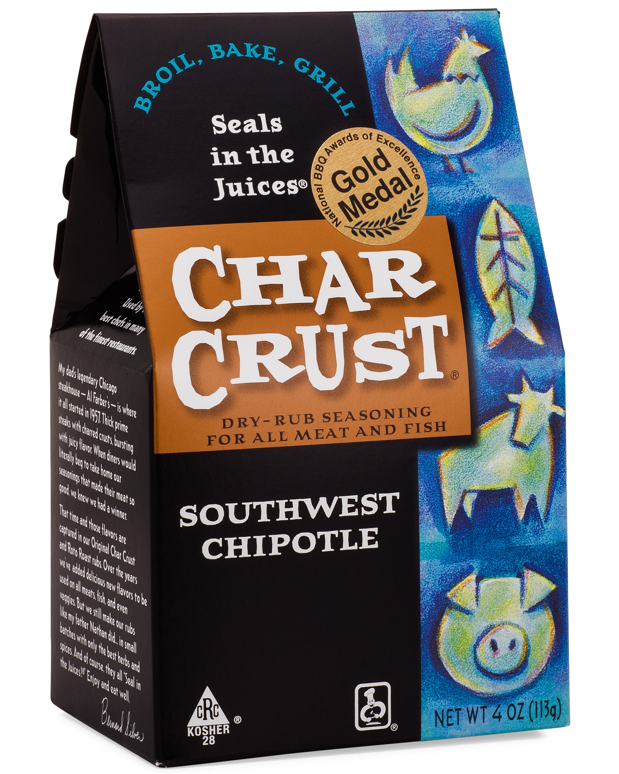 Southwest Chipotle 4oz Char Crust Dry Rub Seasonings